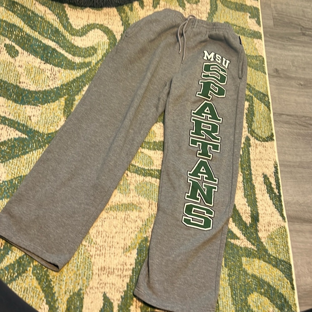 Men’s Gray Michigan State Sweatpants